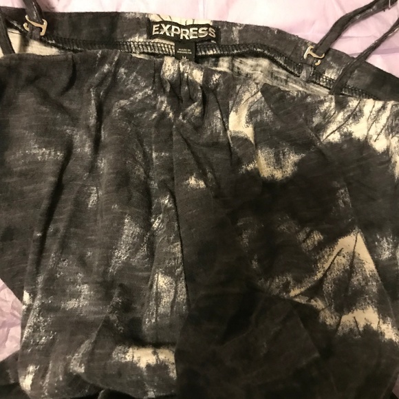 Rare Strapless Black and white Maxi Dress - Picture 4 of 4